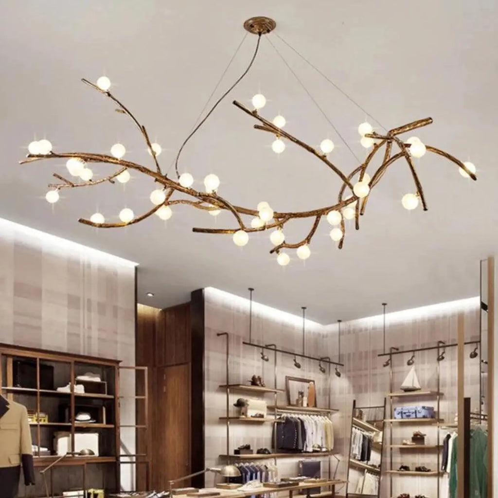 Lampe Suspendue Branche Naturelle en Bois | Varo