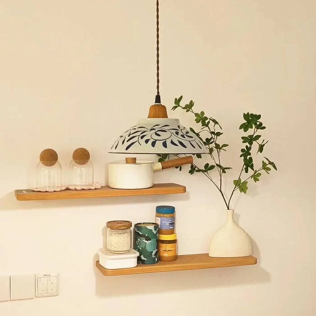 Suspension en Céramique Blanche à Motifs | Miri