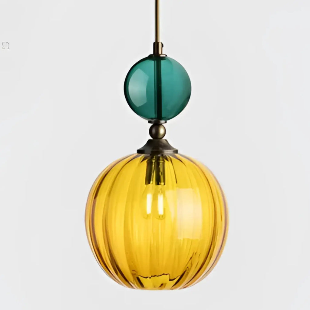 Suspension Colorée en Verre Élégante | Kasa