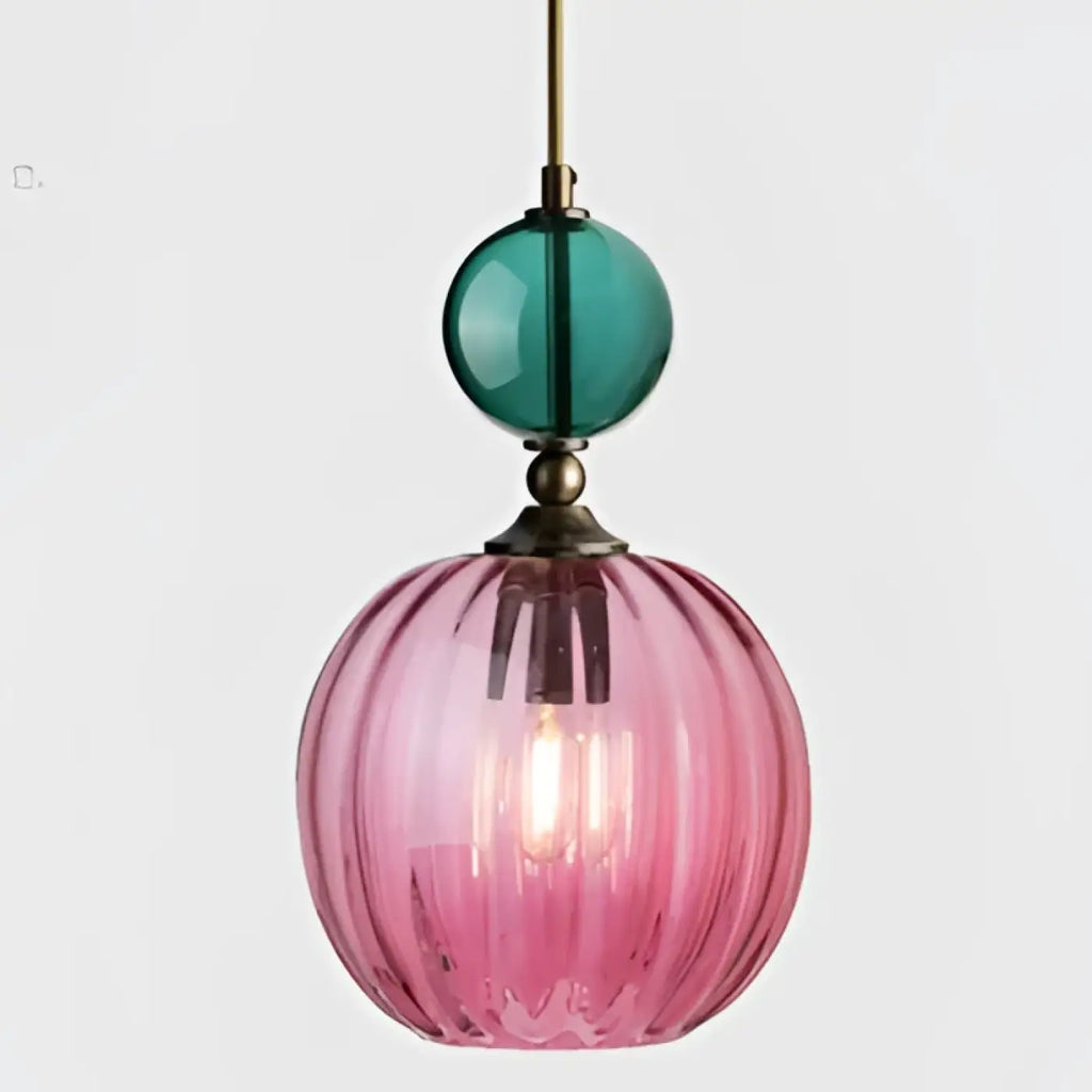 Suspension Colorée en Verre Élégante | Kasa