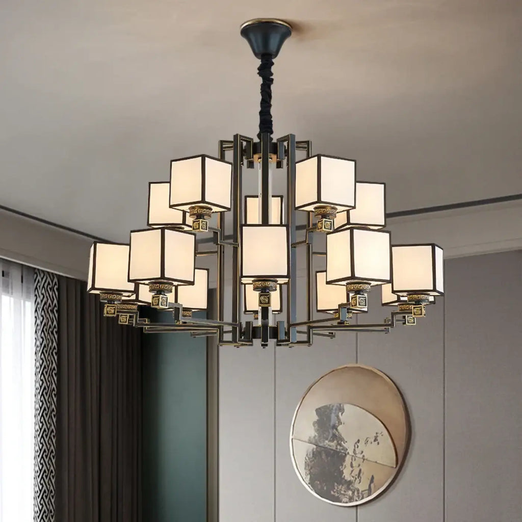 Lampe Suspendue Cubes Opalins | Osa