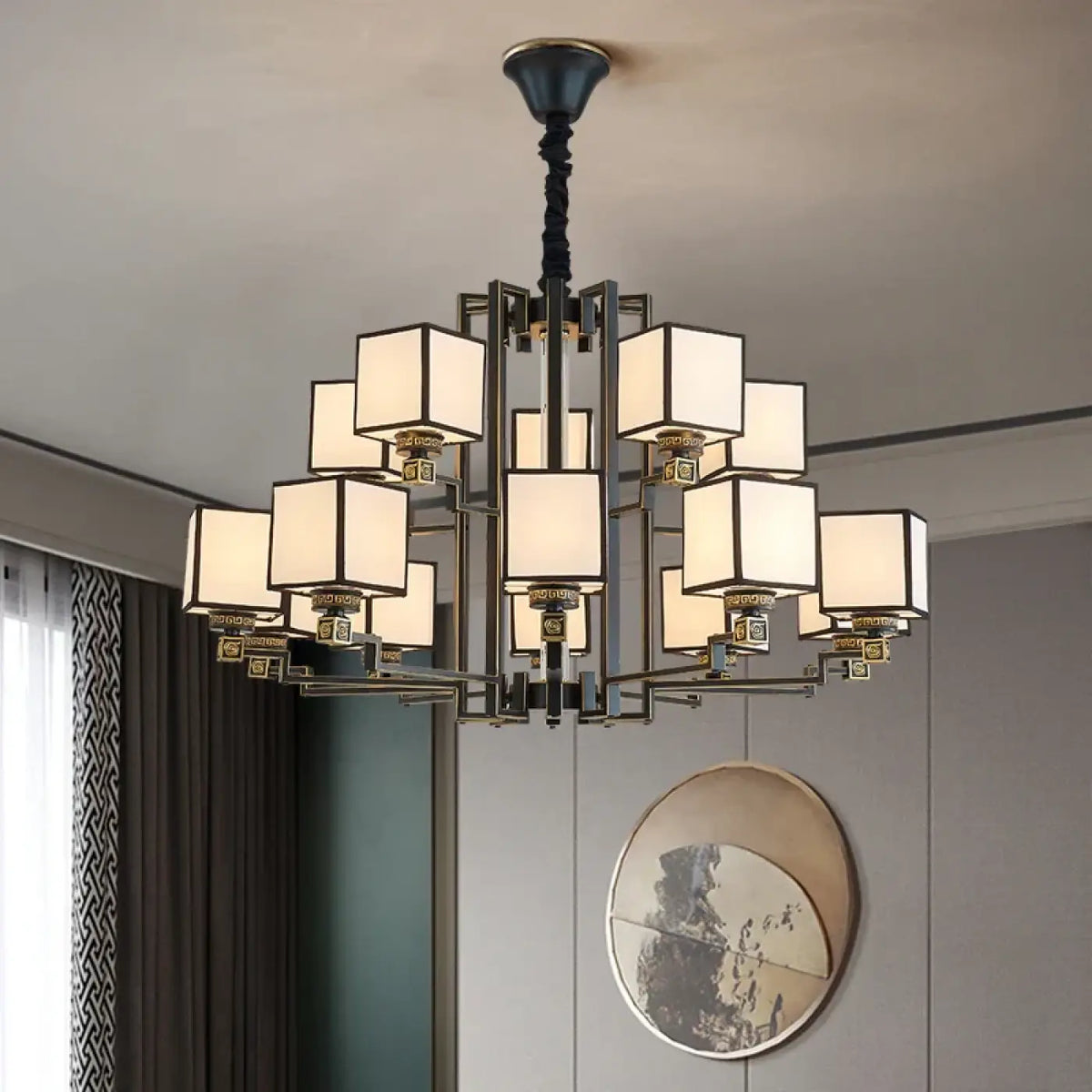 Lampe Suspendue Cubes Opalins | Osa