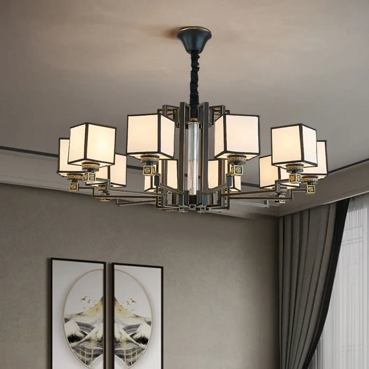 Lampe Suspendue Cubes Opalins | Osa