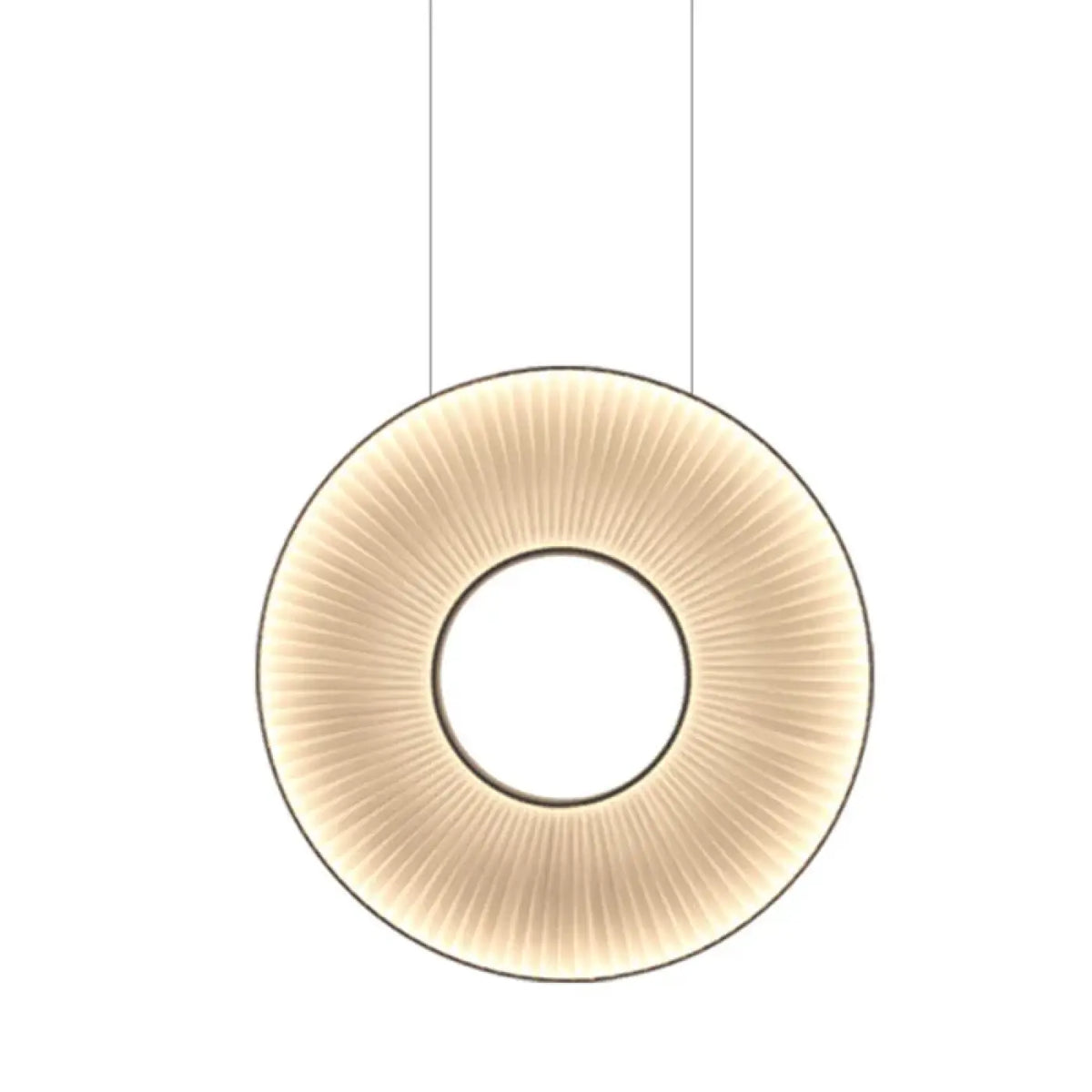 Suspension LED Blanc Cassé Design Moderne | Kora