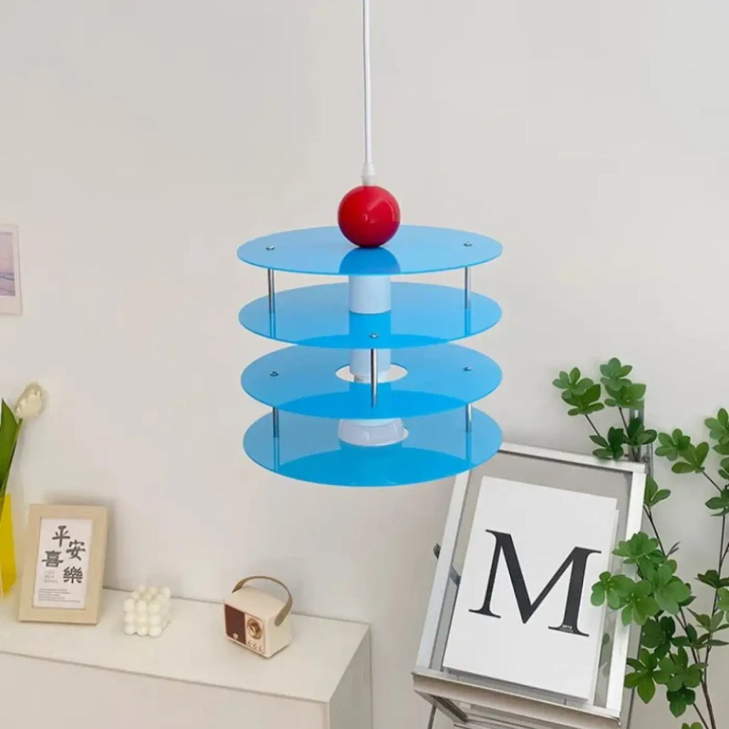 Suspension Enfant Bleue Au Design Créatif | Luta