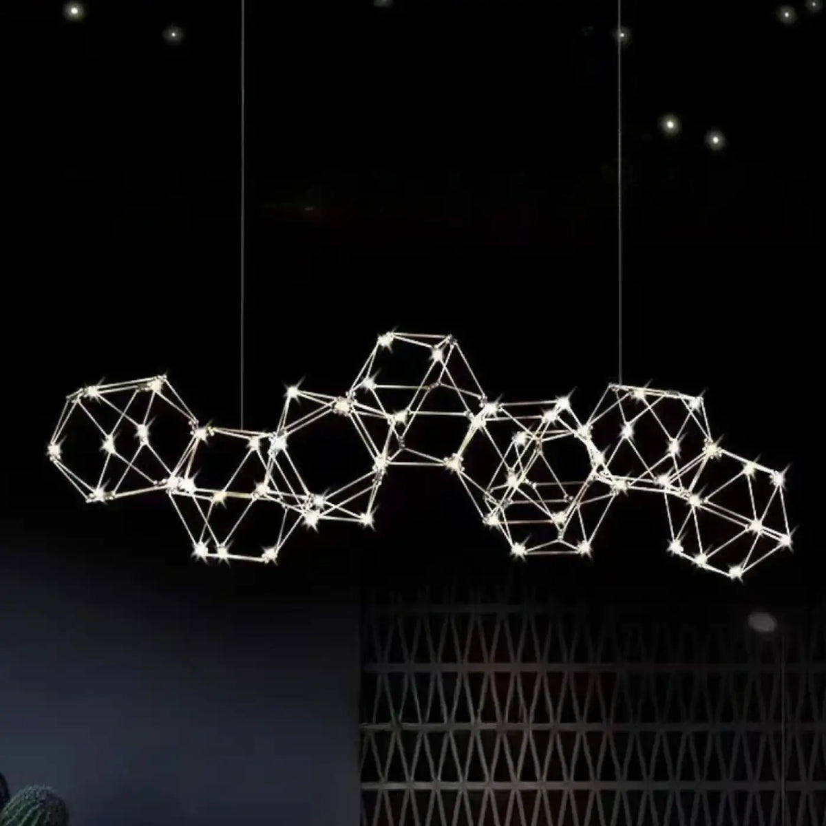 Lampe Suspendue Géométrique LED Moderne | Oli