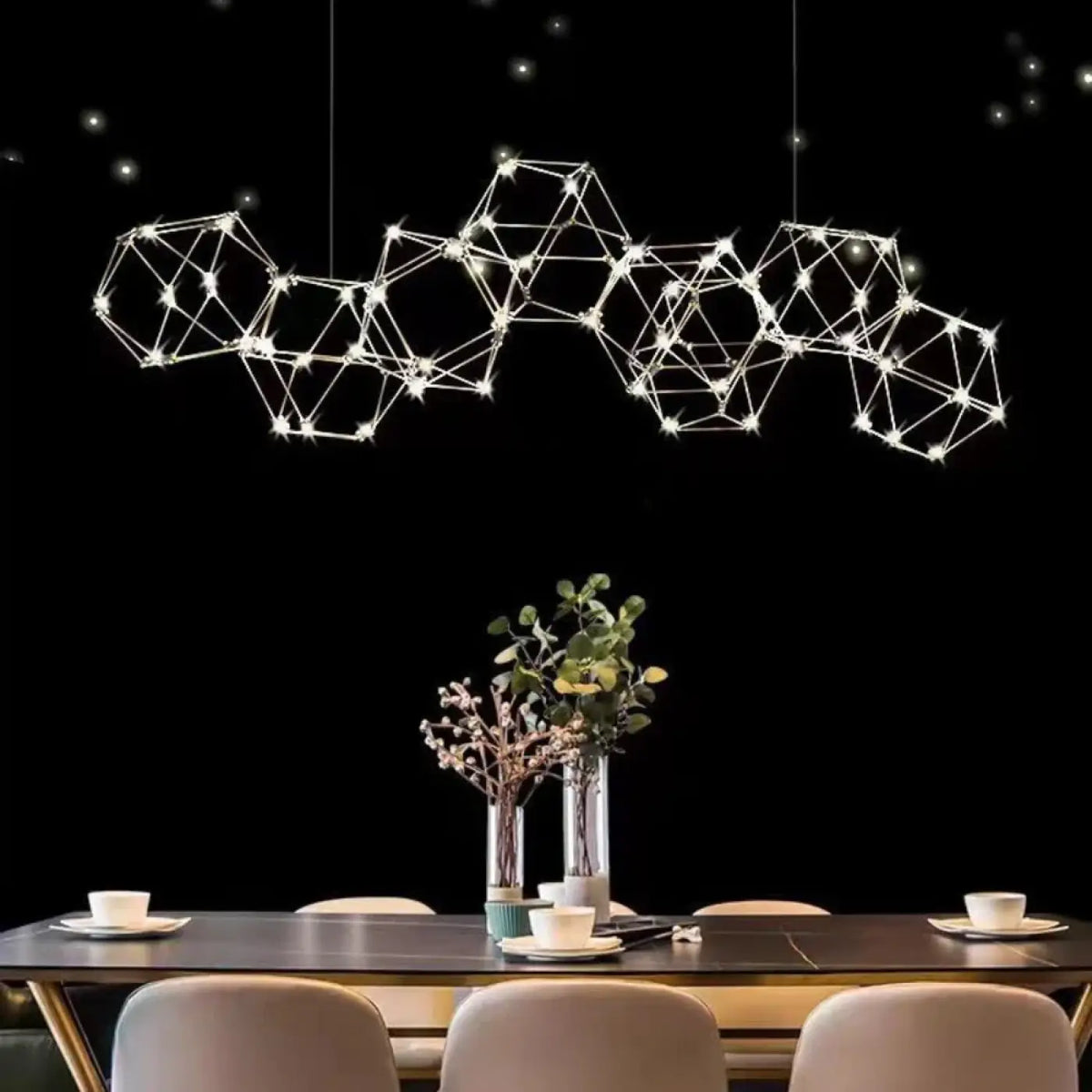 Lampe Suspendue Géométrique LED Moderne | Oli