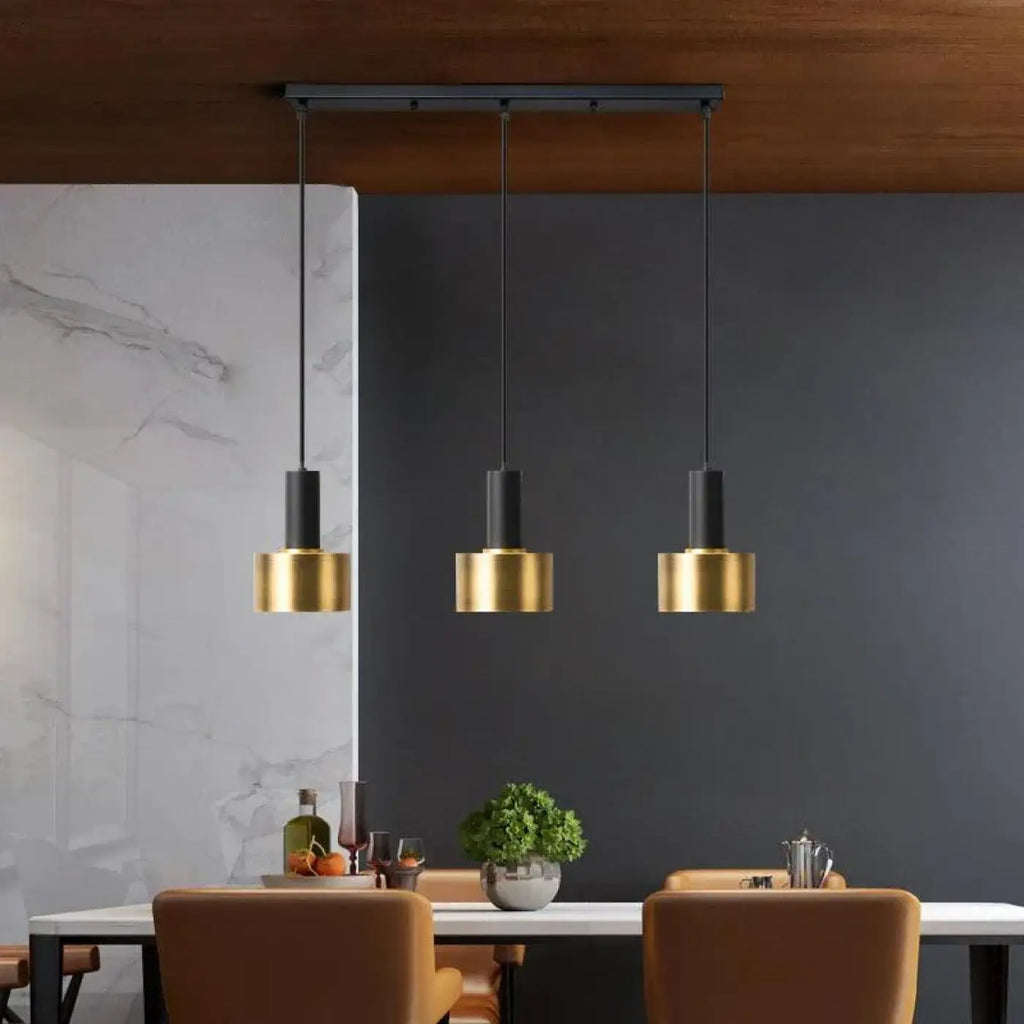 Suspension en Laiton à Plusieurs Lumières | Ona