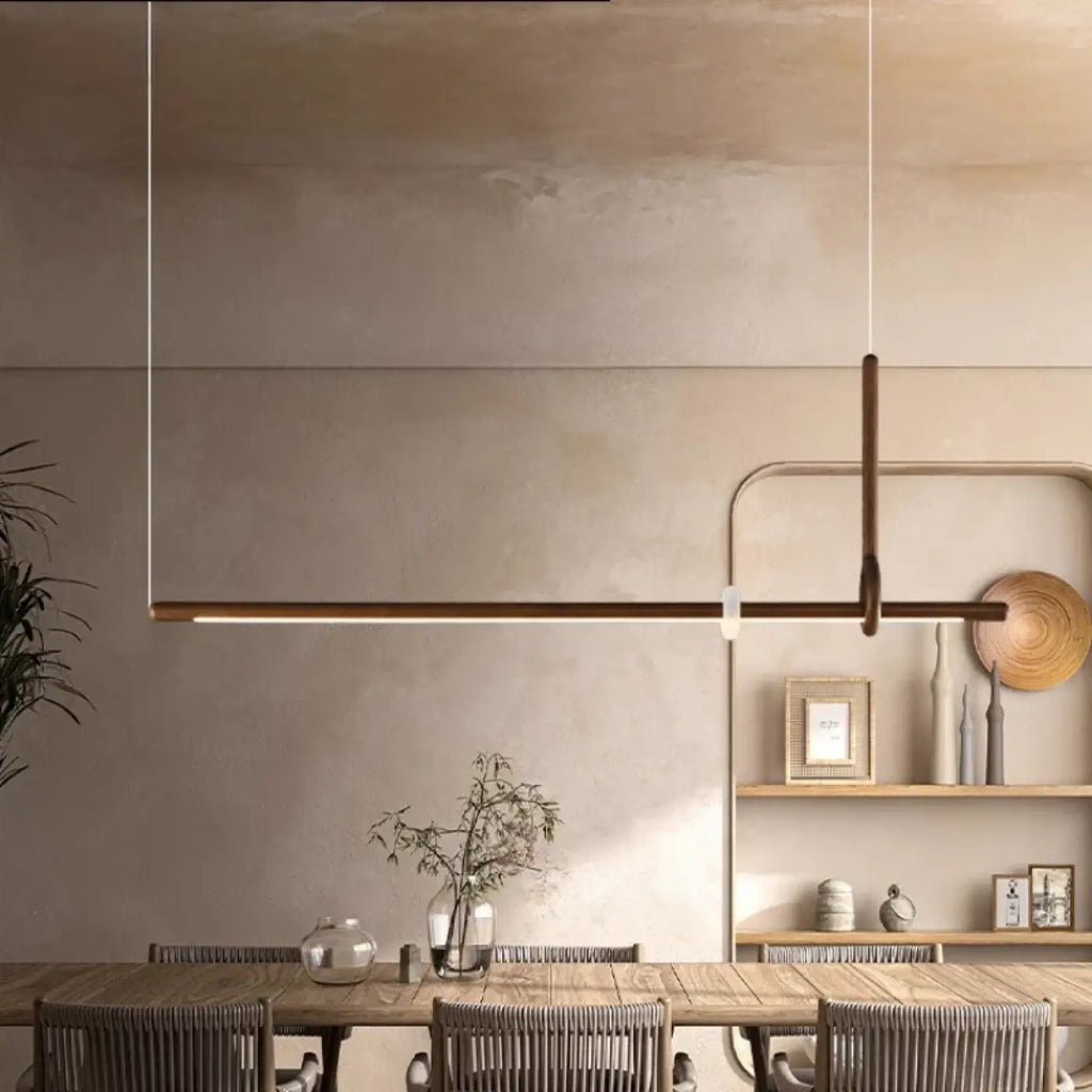 Suspension LED Bois et Acrylique Design | Mola