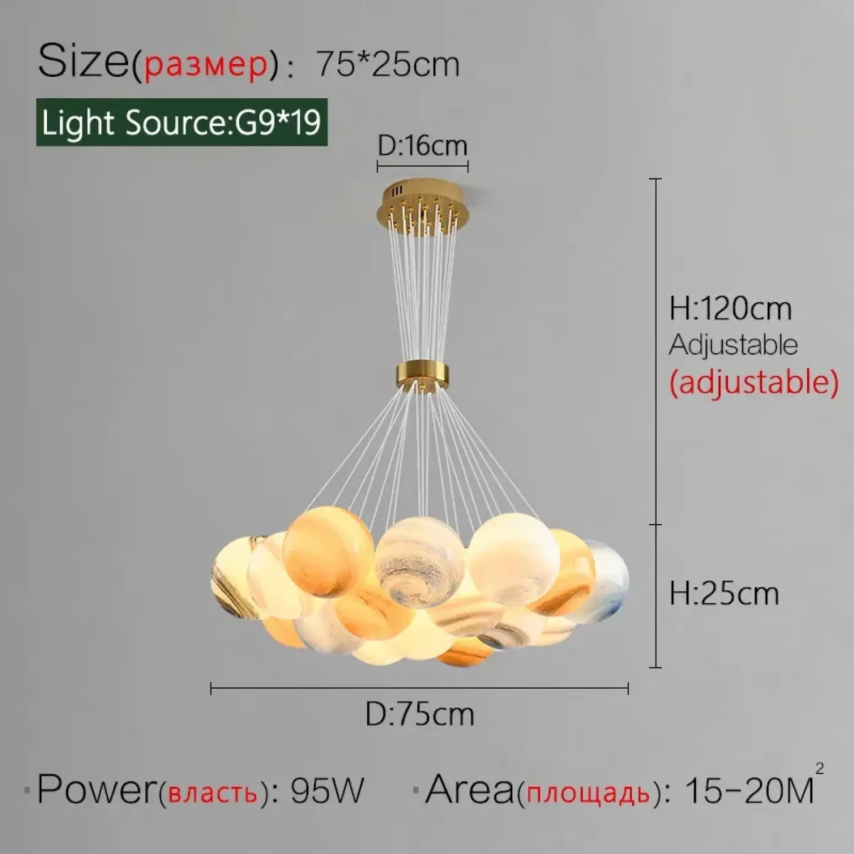 Lampe Suspendue LED Contemporaine | Lika