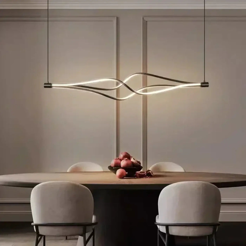 Lampe Suspendue LED Ligne Ondulée | Mili