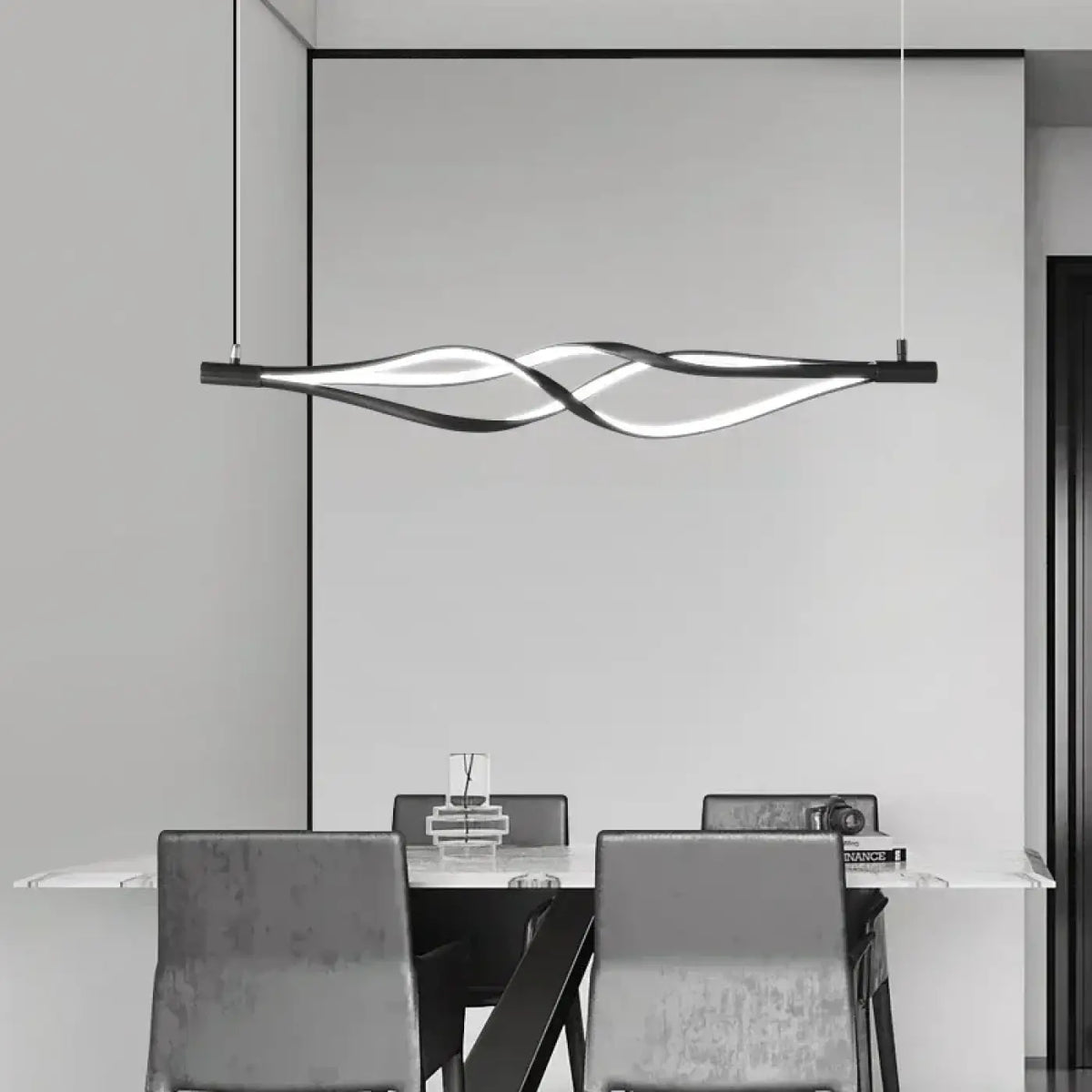 Lampe Suspendue LED Ligne Ondulée | Mili