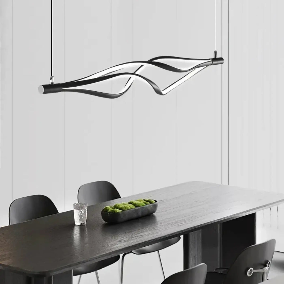 Lampe Suspendue LED Ligne Ondulée | Mili