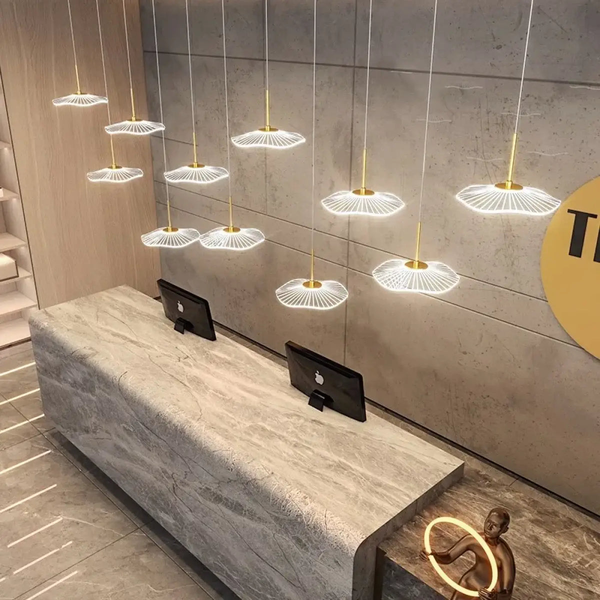 Lampe Suspendue LED en Verre | Cemo