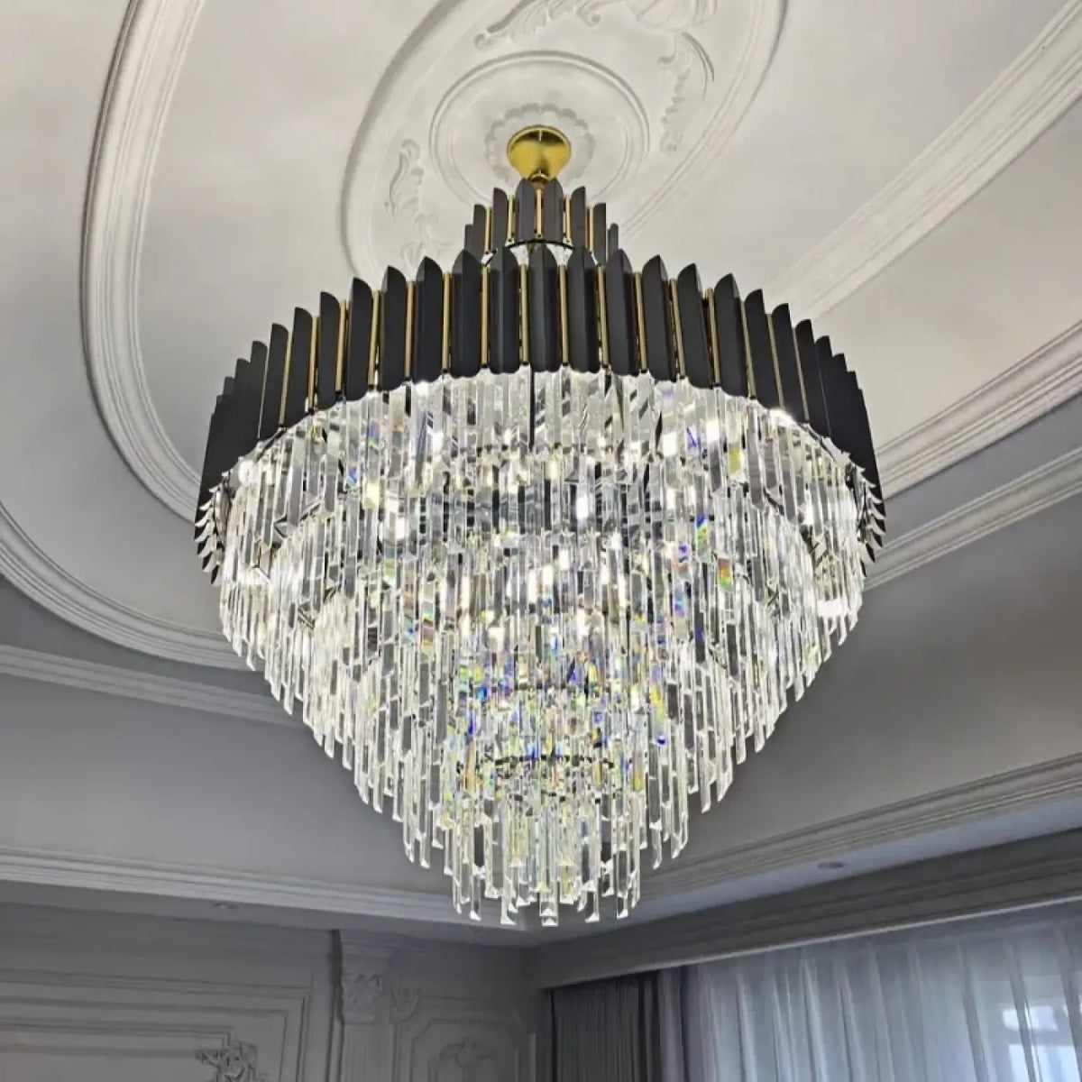 Suspension Cristal Facetté Haute Brillance | Elo