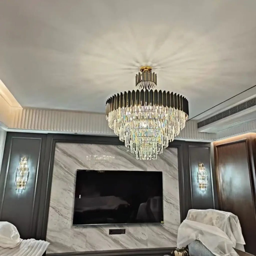 Suspension Cristal Facetté Haute Brillance | Elo