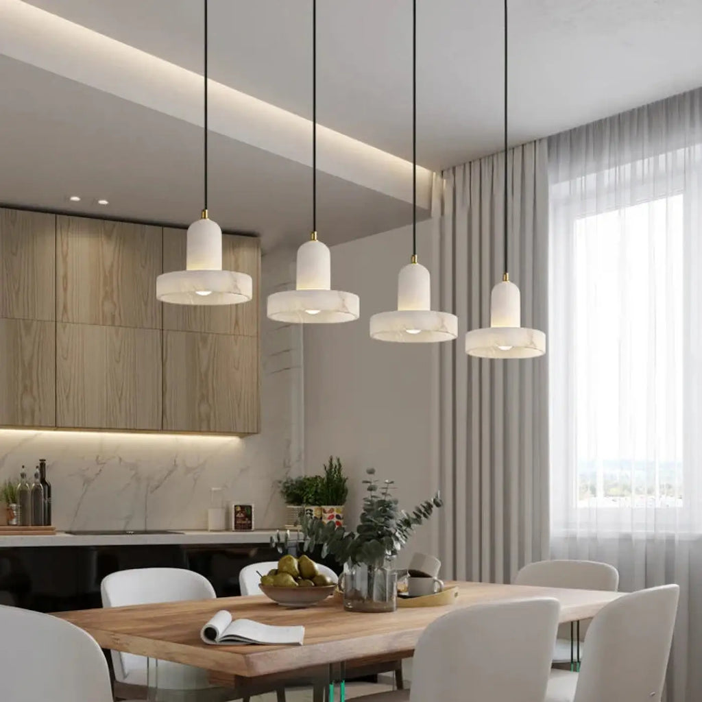 Suspension Marbre et Doré Moderne | Nuta
