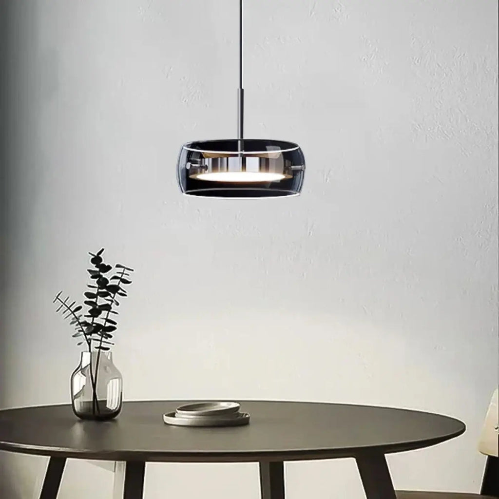 Lampe Suspendue en Verre Fumé | Pasa