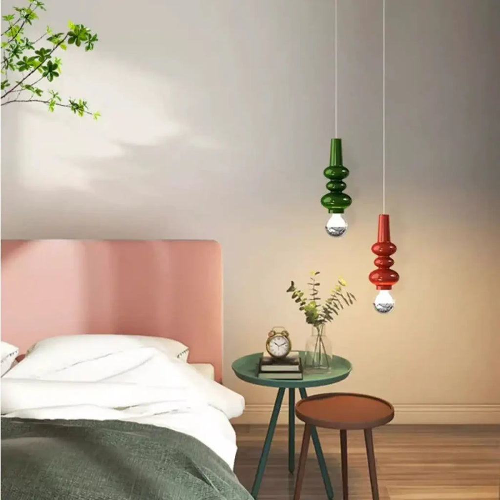 Lampe Suspendue Minimaliste en Métal et Verre | Nasa