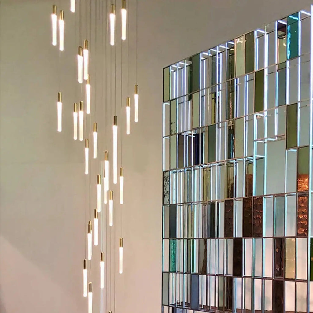 Lustre Suspendu à Tubes Verticaux | Mori