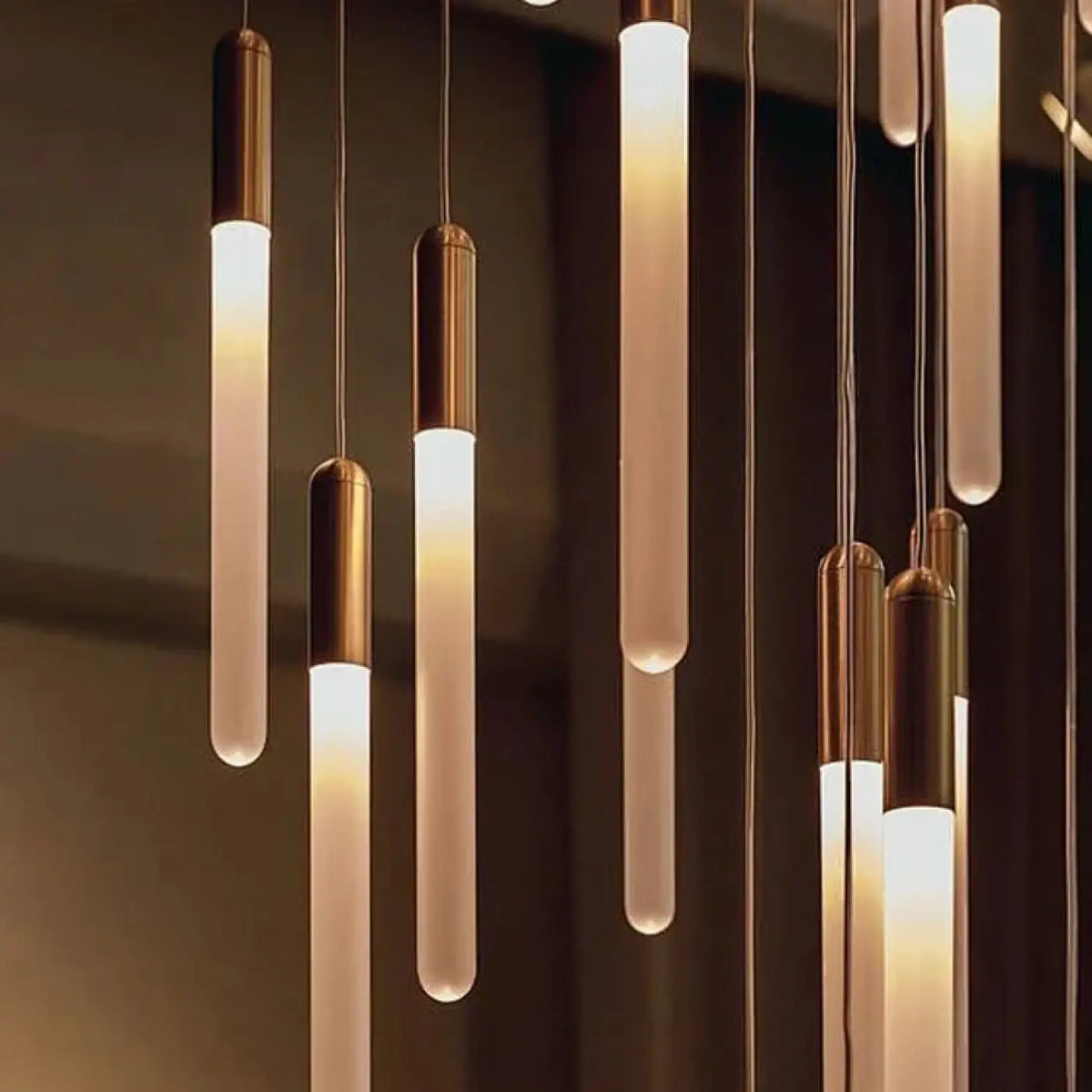 Lustre Suspendu à Tubes Verticaux | Mori