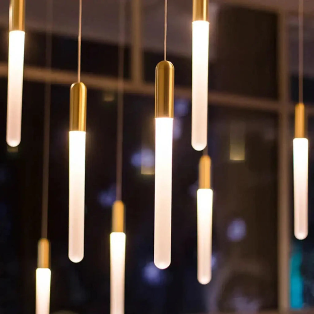 Lustre Suspendu à Tubes Verticaux | Mori