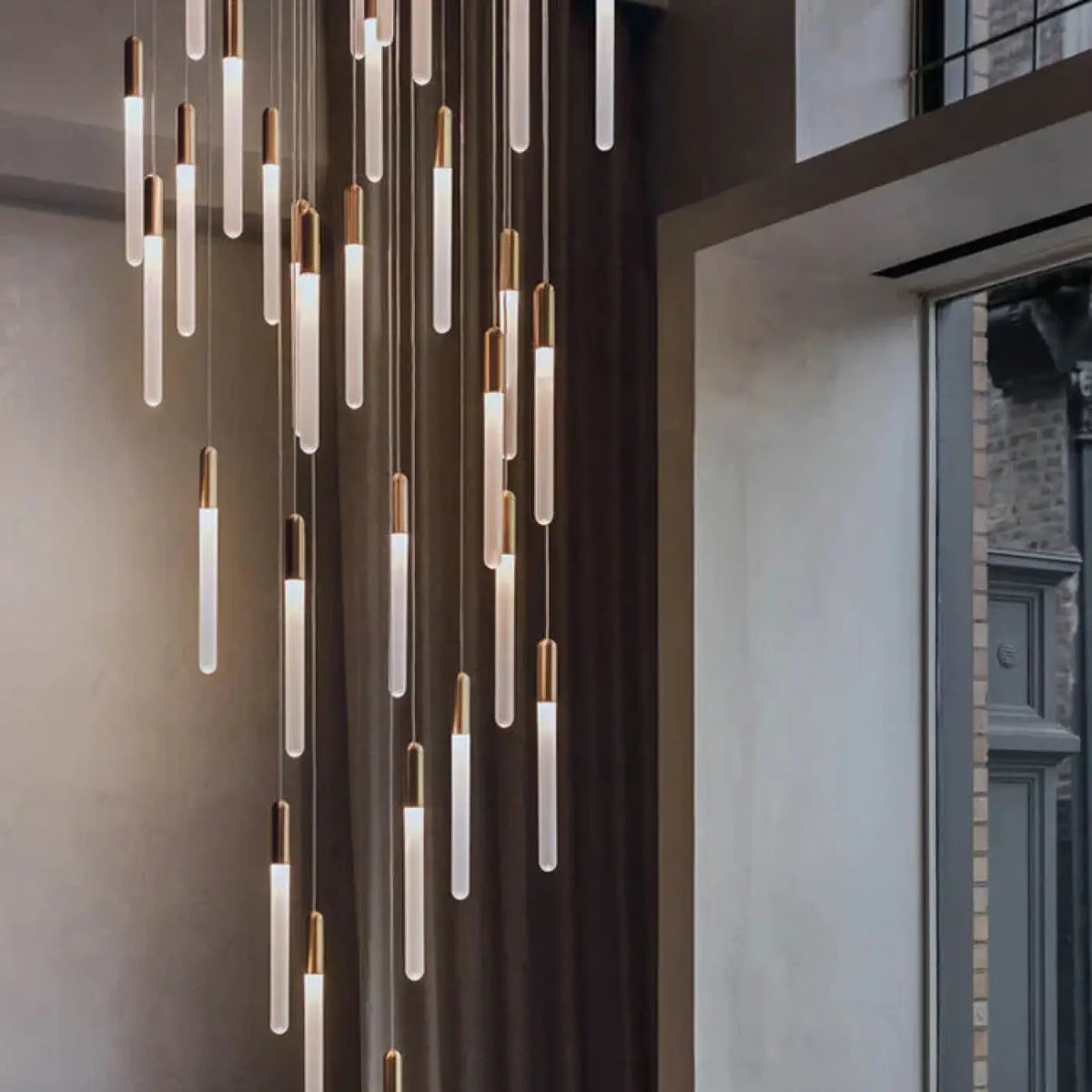Lustre Suspendu à Tubes Verticaux | Mori