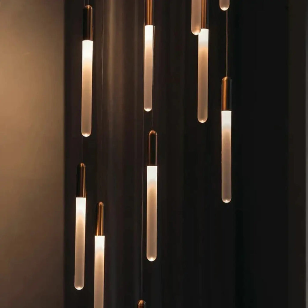 Lustre Suspendu à Tubes Verticaux | Mori