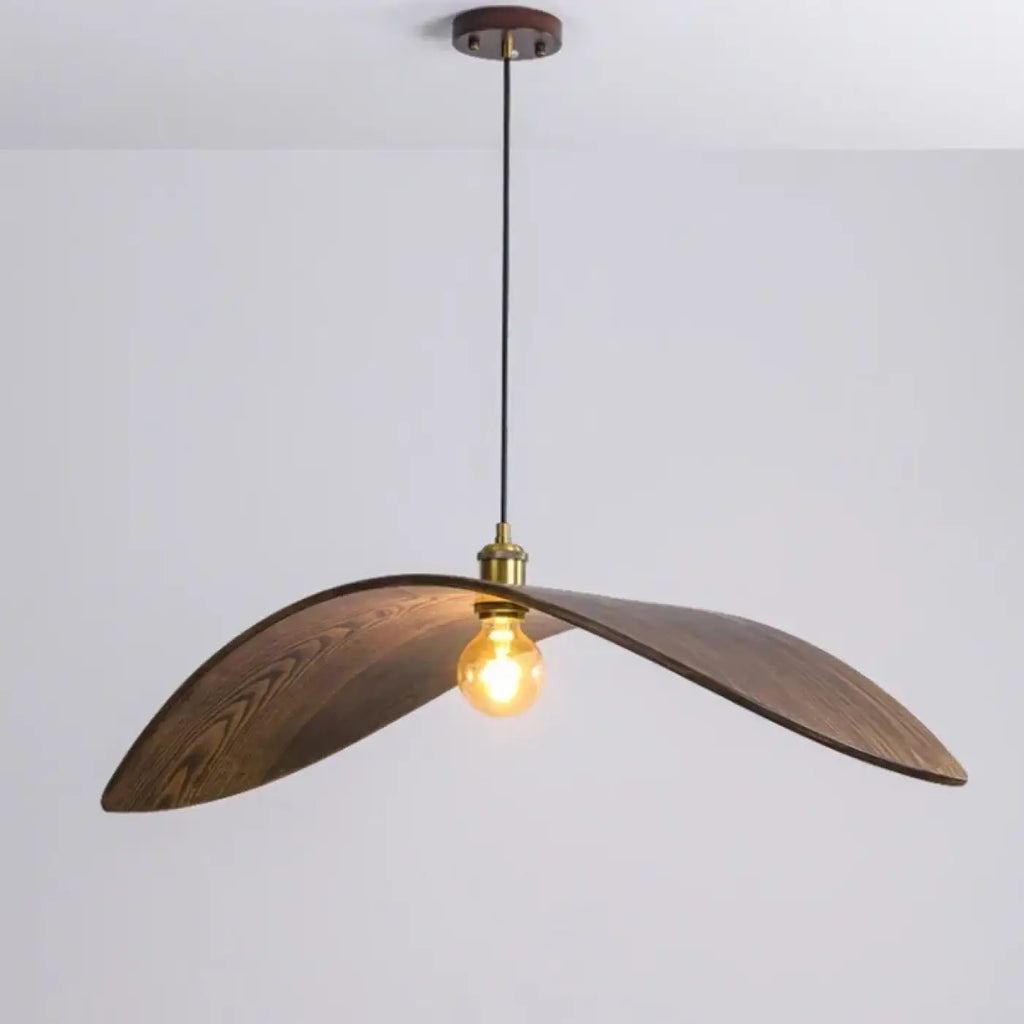 Lampe Suspendue en Bois Forme Aile | Zota
