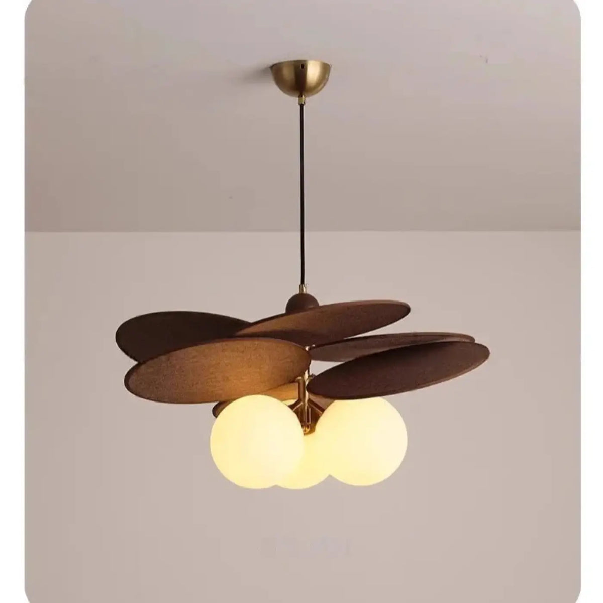 Lampe Suspendue en Bois et Métal | Vali