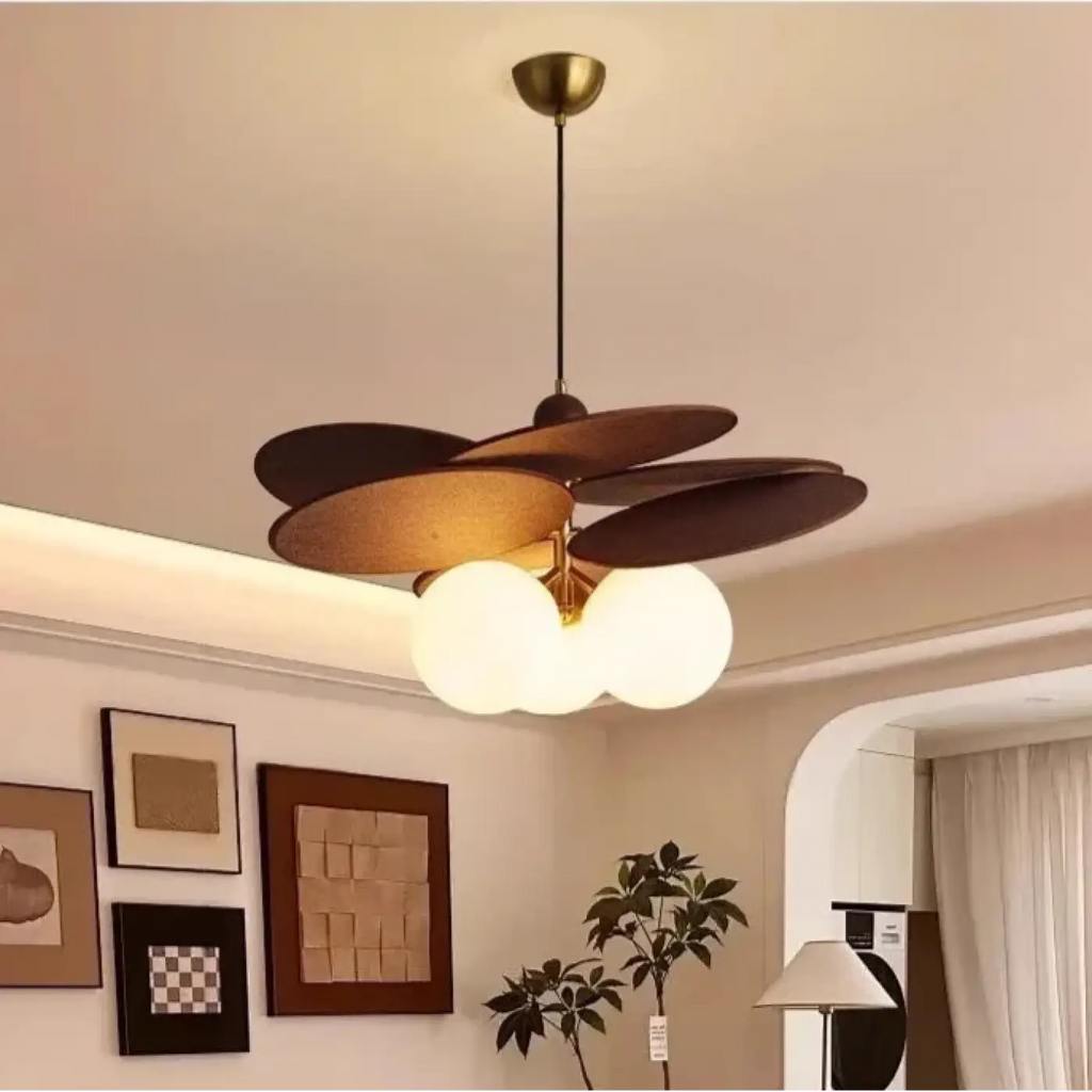 Lampe Suspendue en Bois et Métal | Vali
