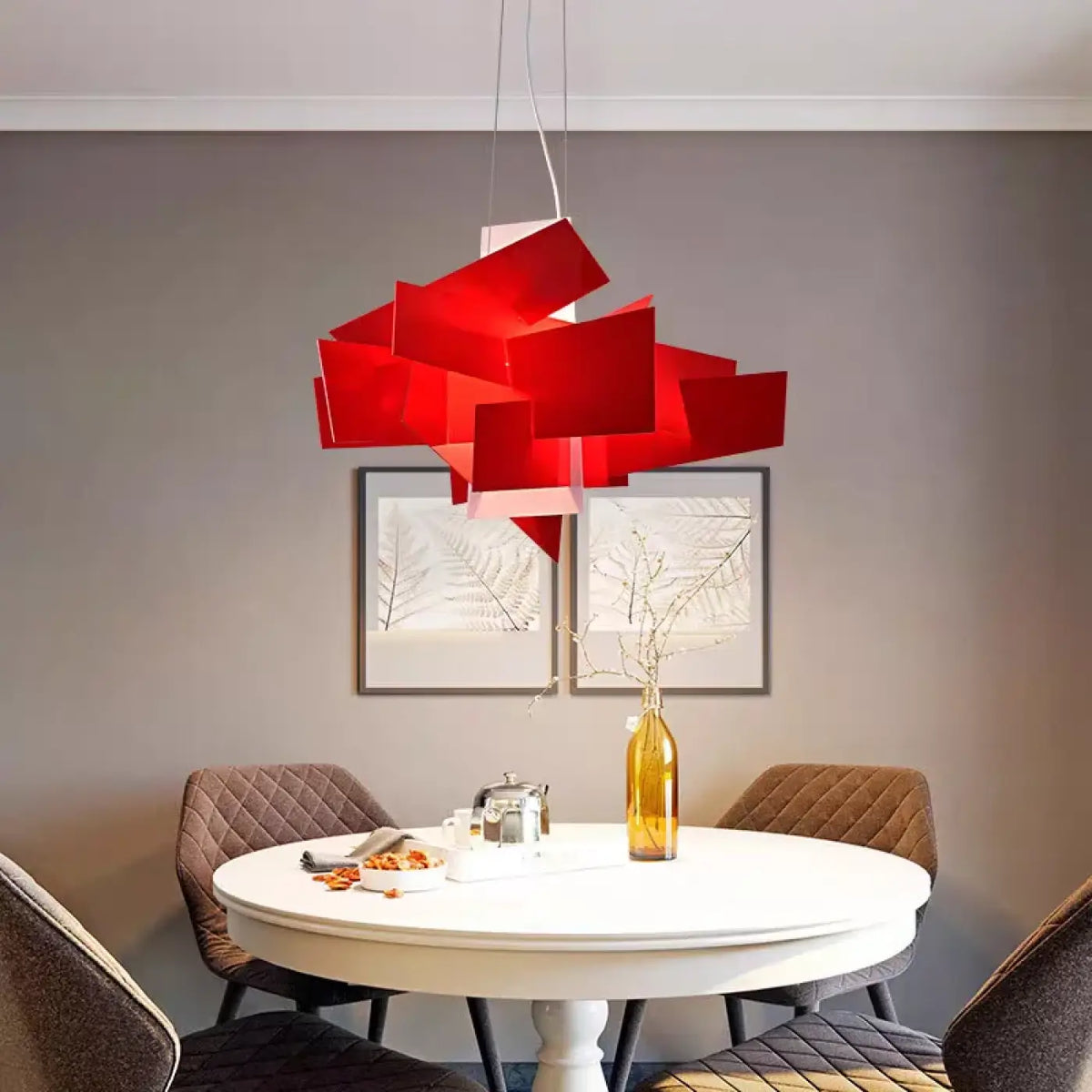Lampe Suspendue Polyèdre Géométrique | Rosa