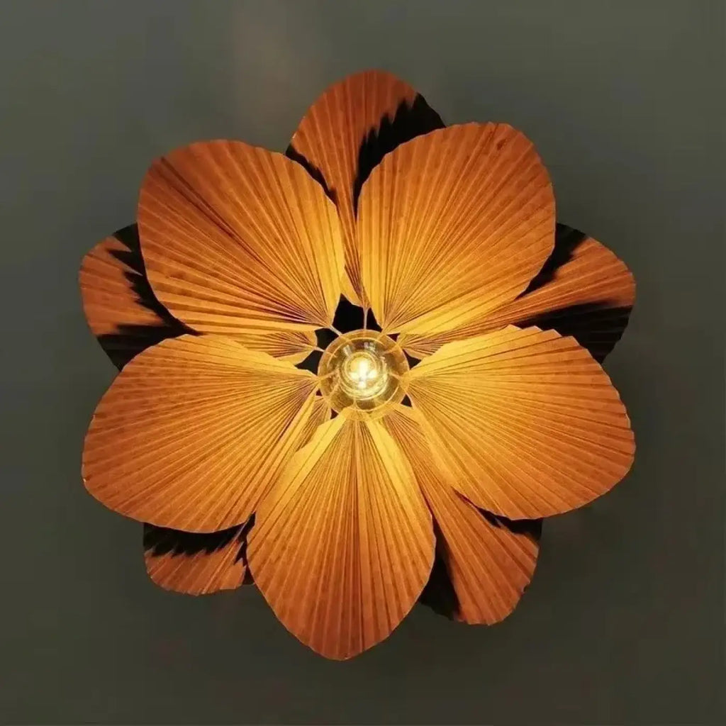 Lampe Suspendue Fleur à Pétales Plissés | Luva