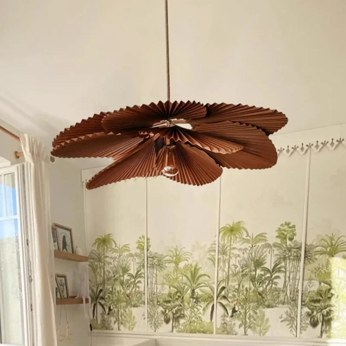 Lampe Suspendue Fleur à Pétales Plissés | Luva