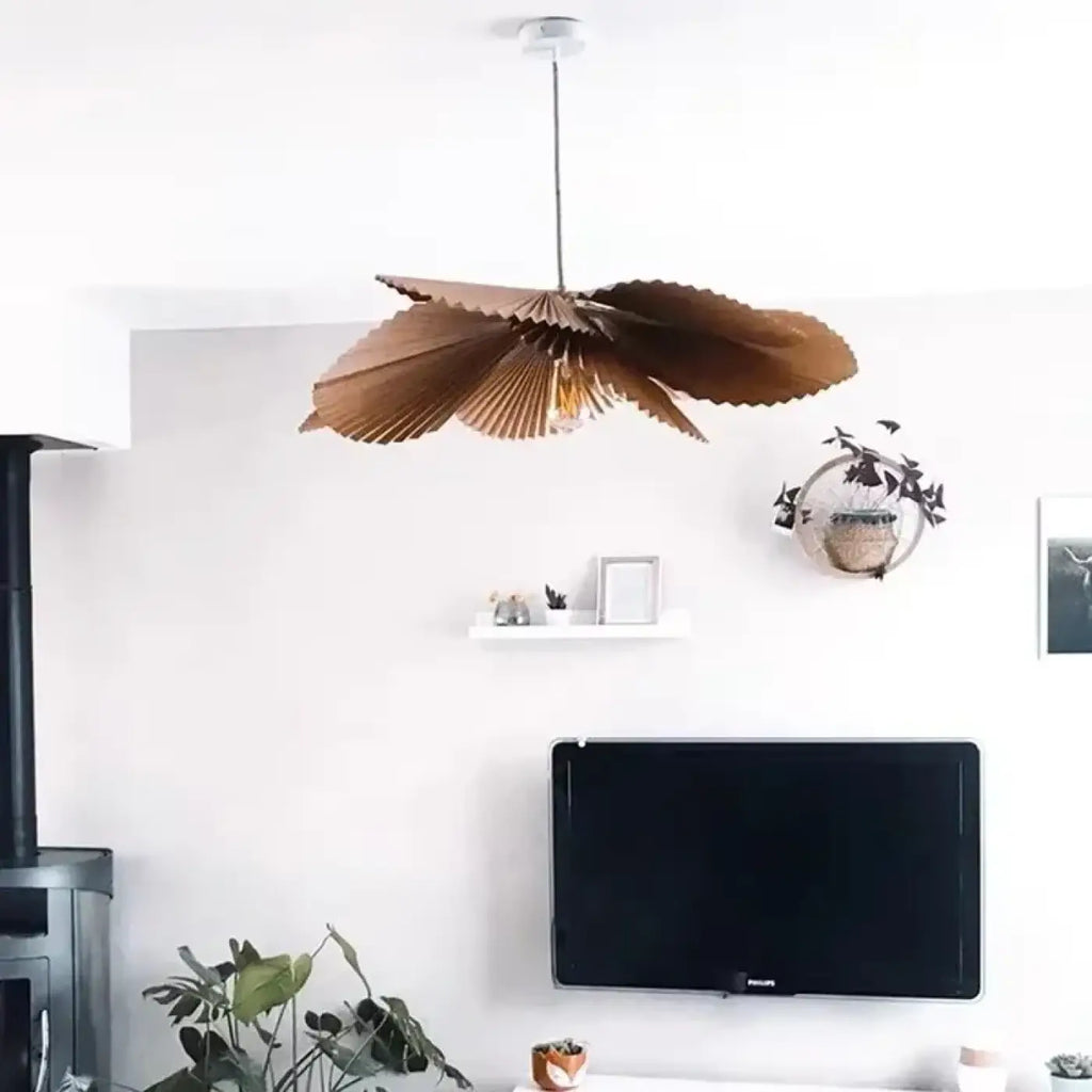 Lampe Suspendue Fleur à Pétales Plissés | Luva