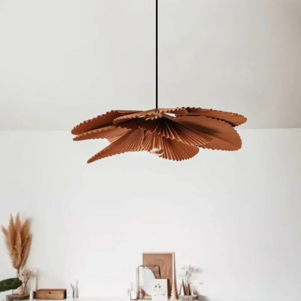 Lampe Suspendue Fleur à Pétales Plissés | Luva