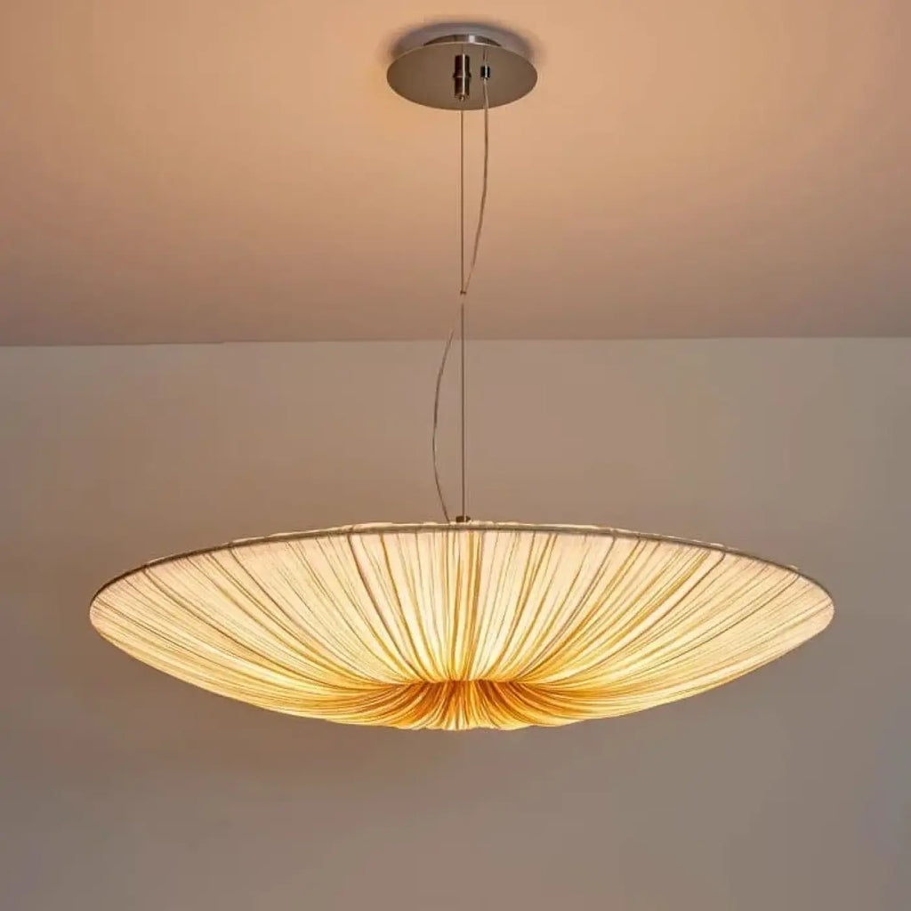 Lampe Suspendue Plissée Style Fleur | Daro