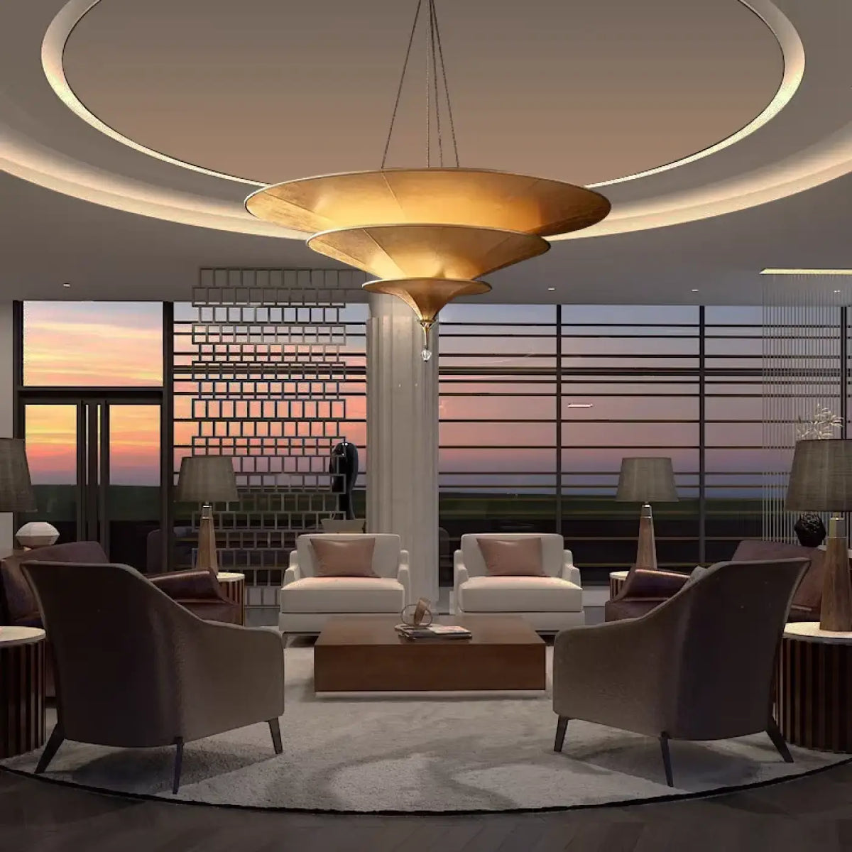 Lampe Suspendue Dorée Inspiration Orientale | Mimo