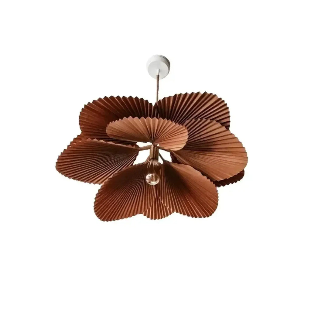 Lampe Suspendue en Papier Marron Bohème | Mala
