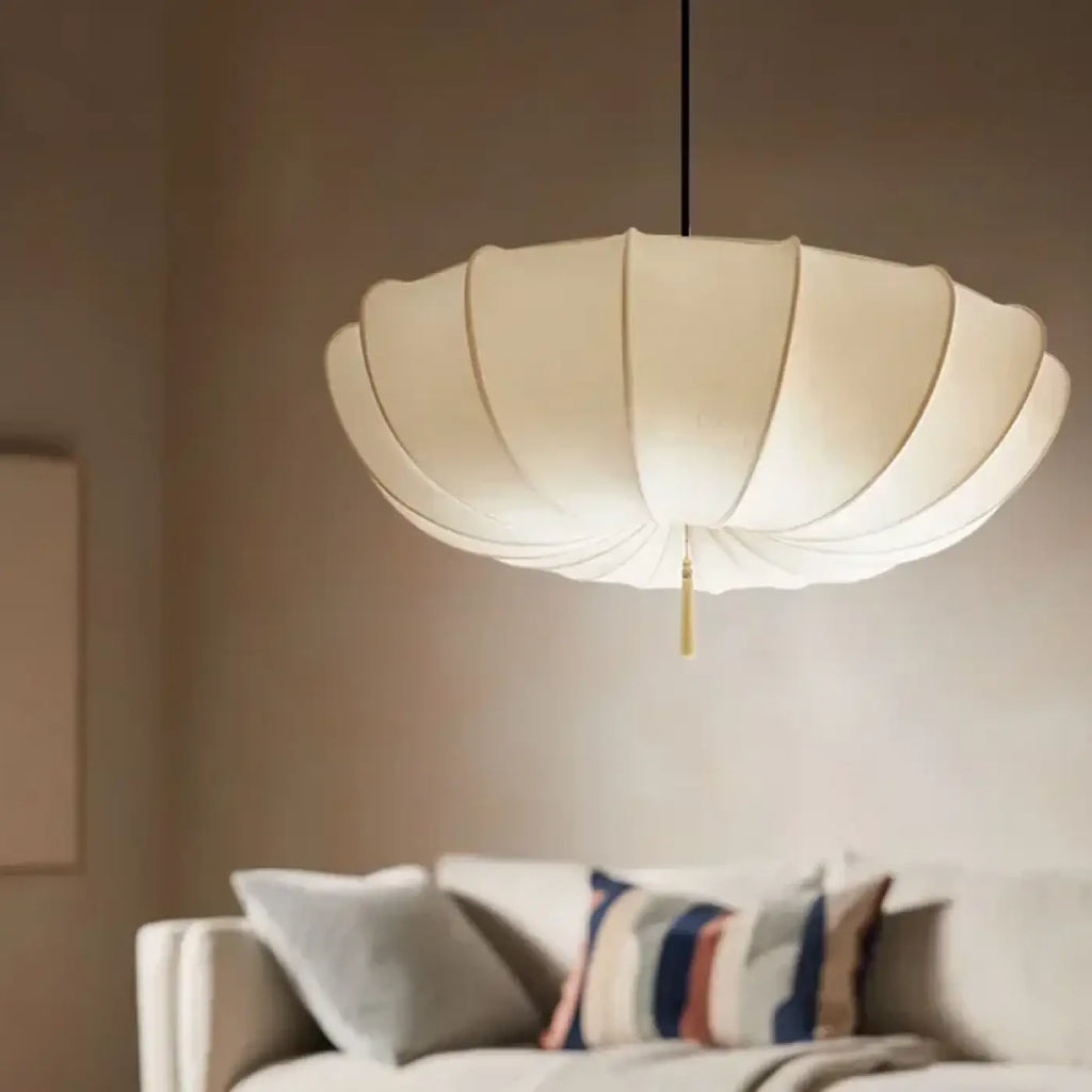 Lampe Suspendue Parapluie Blanche et Noir | Eri
