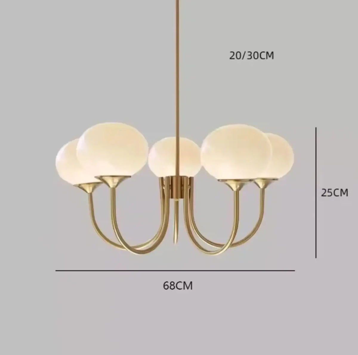 Suspension Rétro Finition Crème | Luro