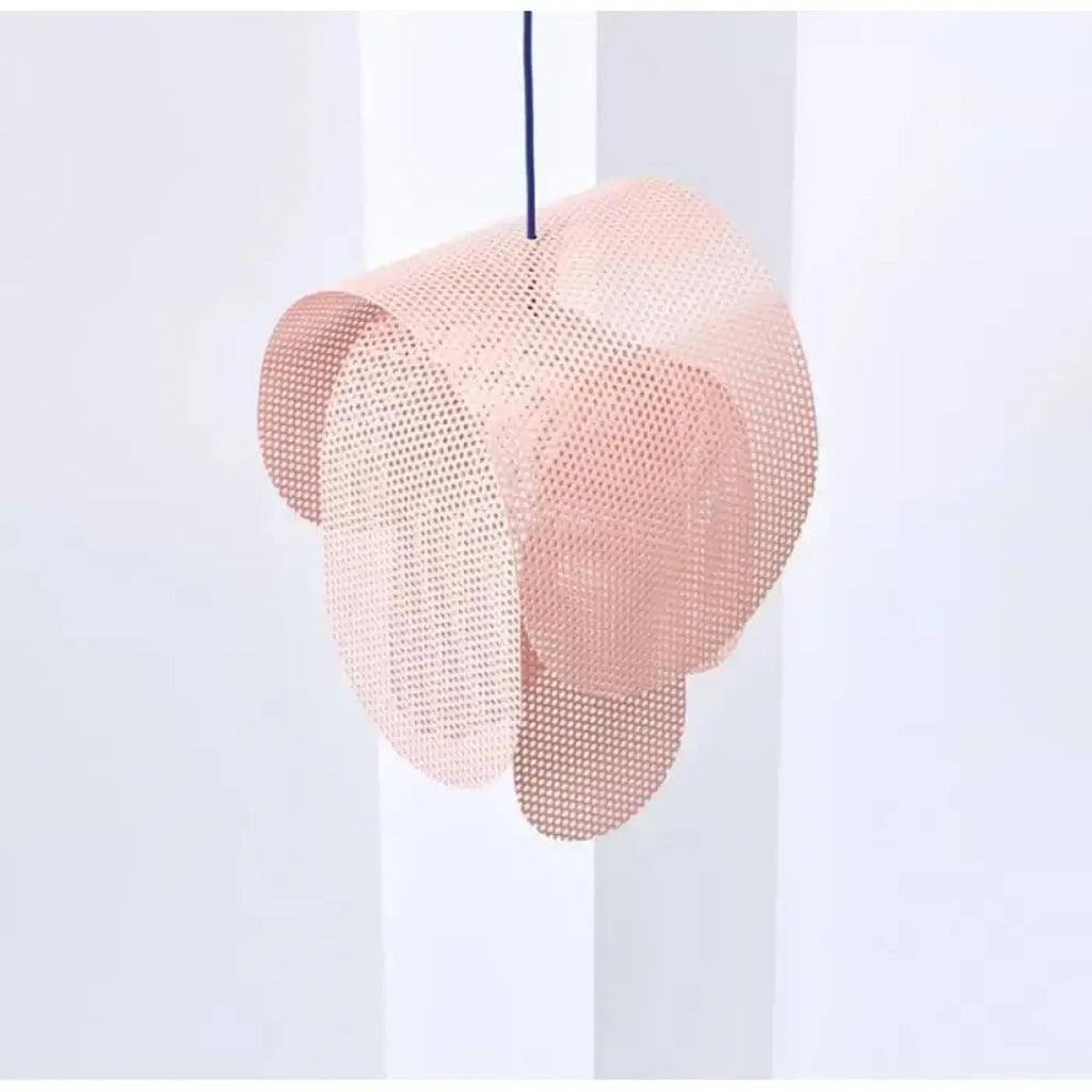 Suspension Rose Effet Grillage Design | Ina