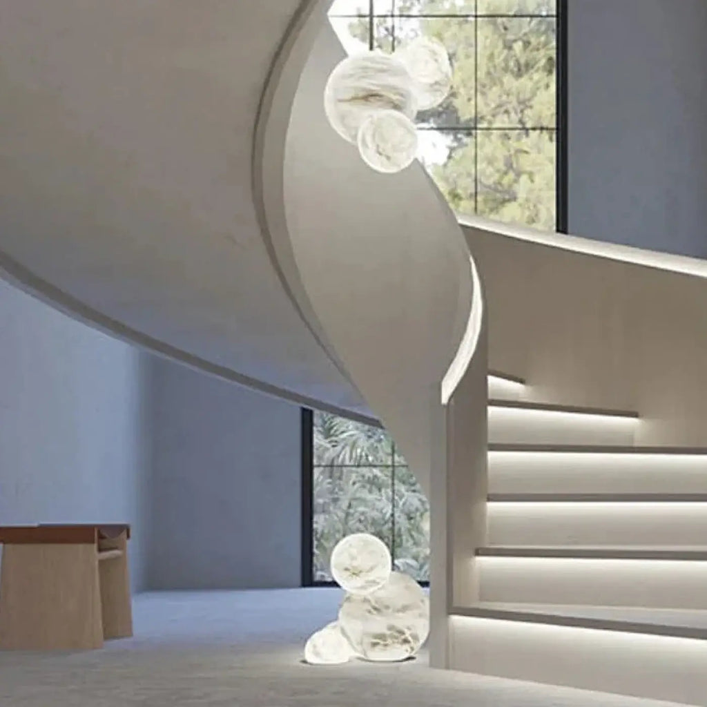 Lampe Suspendue en Albâtre Flottant | Kila