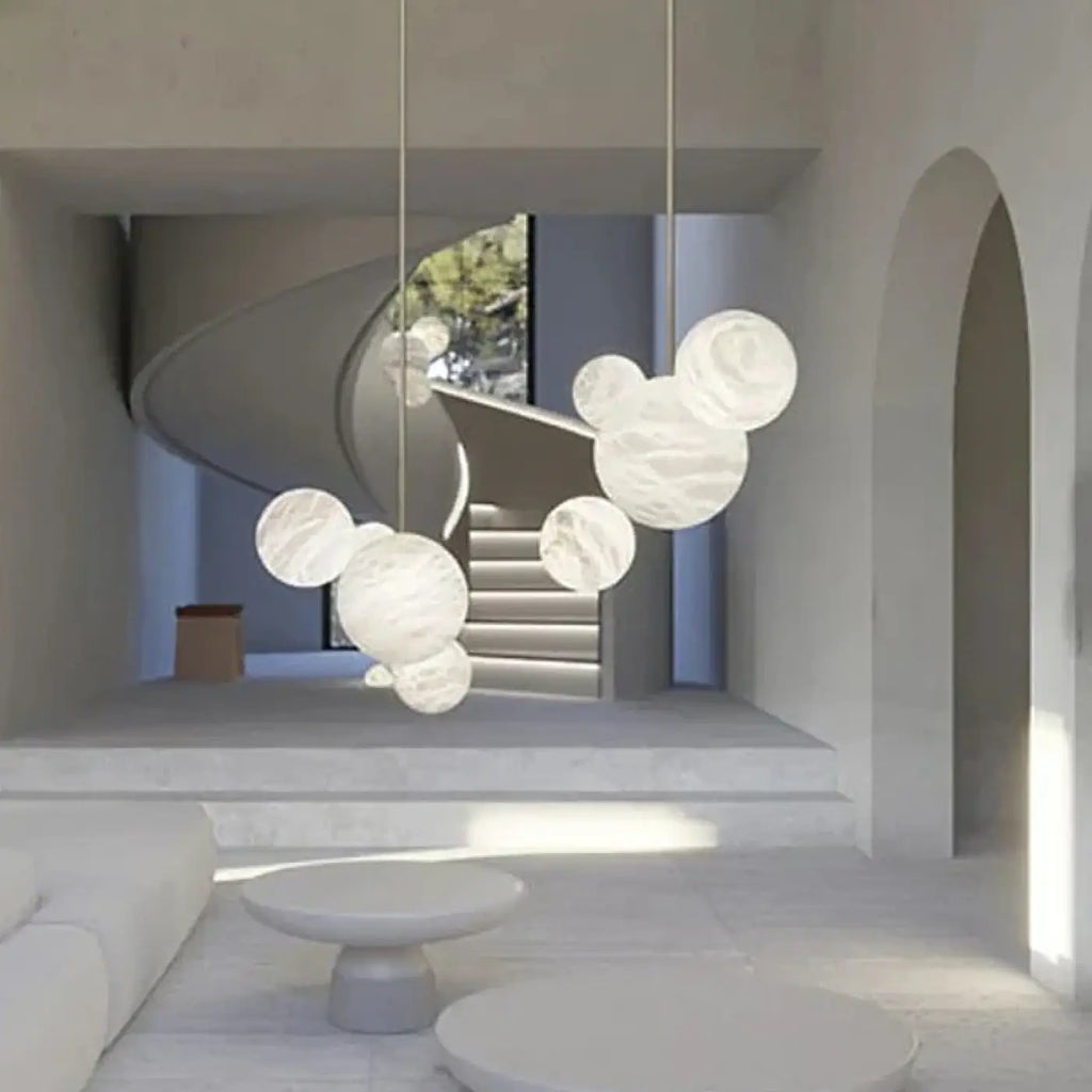 Lampe Suspendue en Albâtre Flottant | Kila