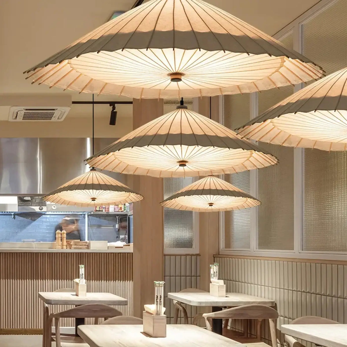 Lampe Suspendue Japonaise en Papier Naturel | Sina