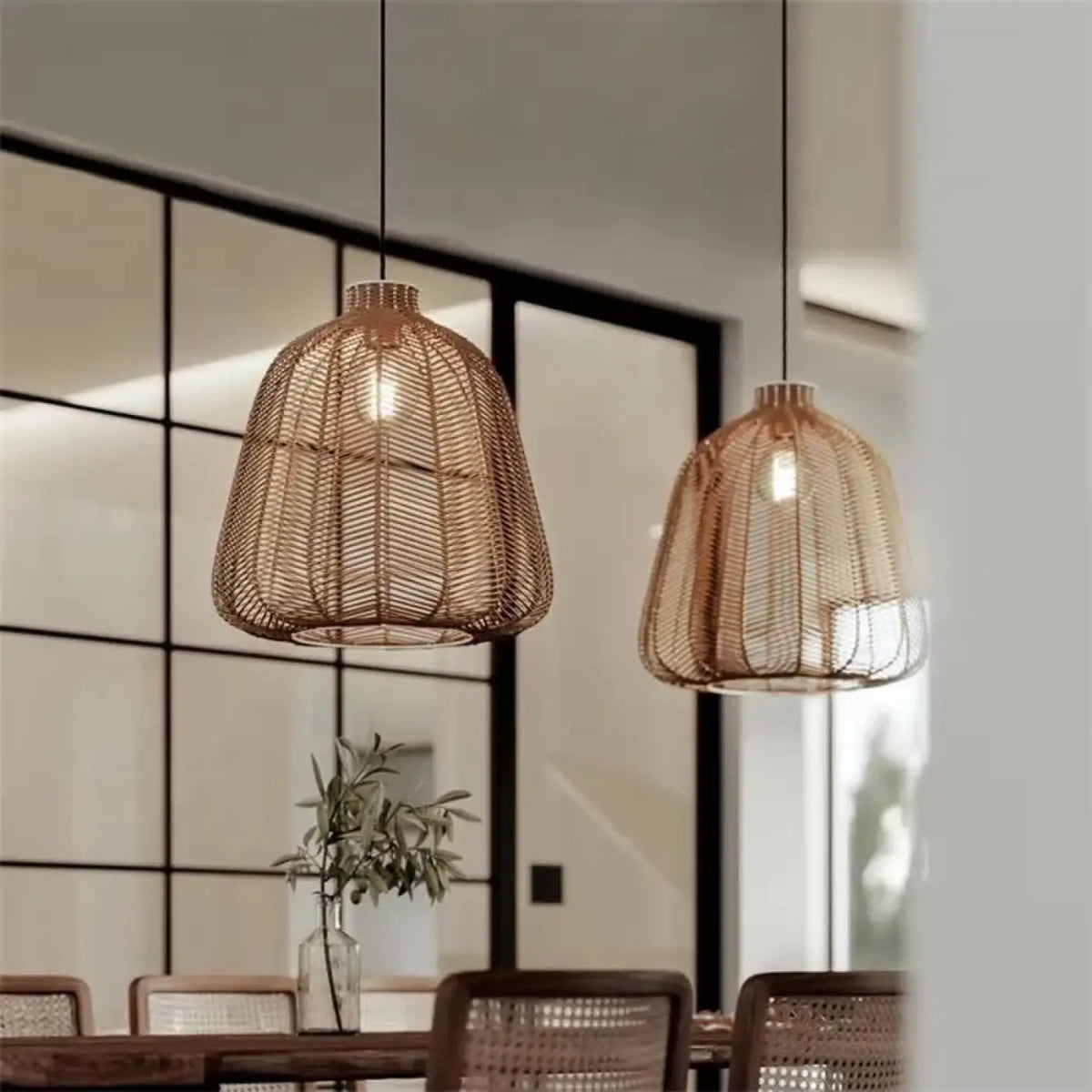 Suspension Tissée en Rotin | Cero