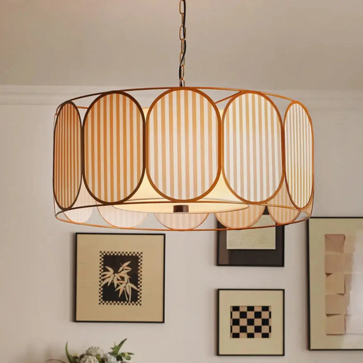 Lampe Suspendue en Tissu Moderne | Jalo