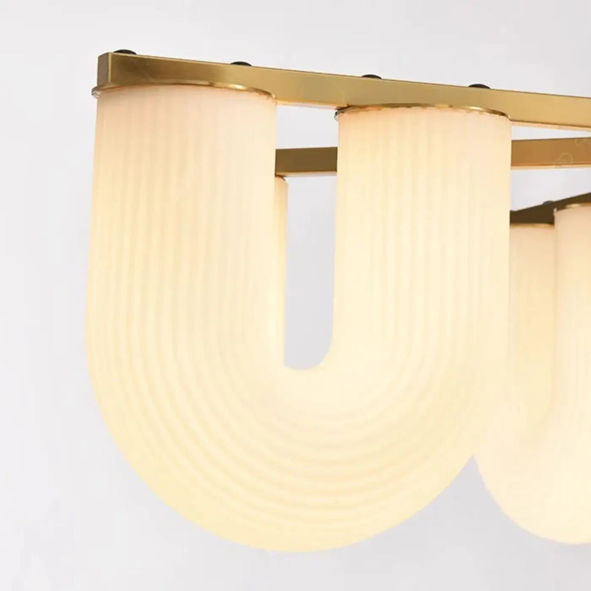 Suspension Sculpturale en Verre Blanc | Beri