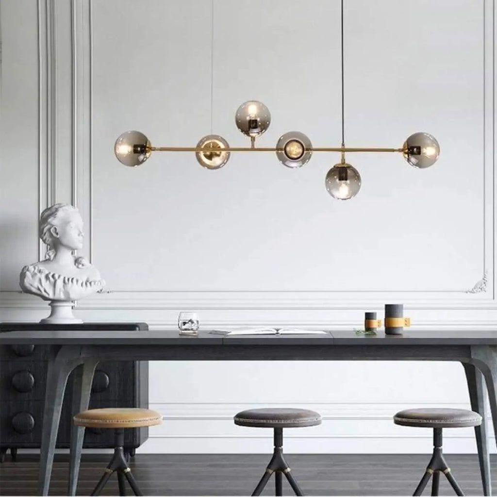 Suspension en Verre et Laiton Style | Jaro