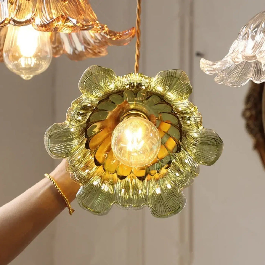 Suspension Verre Transparent Vintage | Kimo